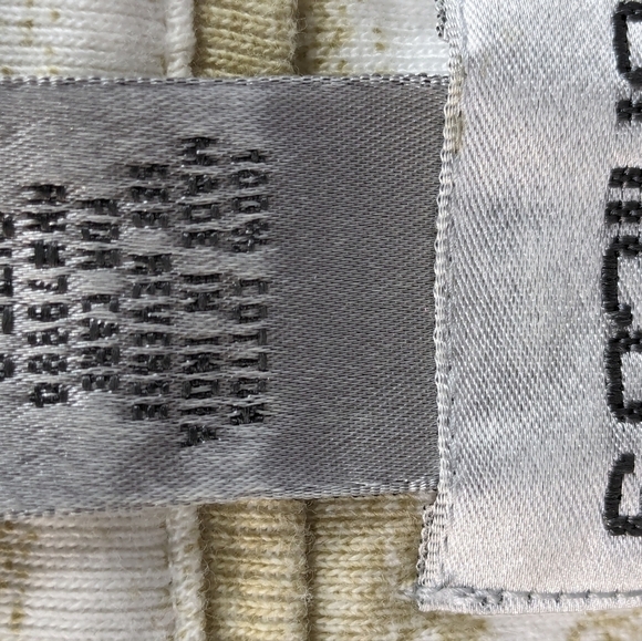 Chico's women's long sleeve geo print stretch knit top size 3 100% cotton BBIN - Picture 3 of 8